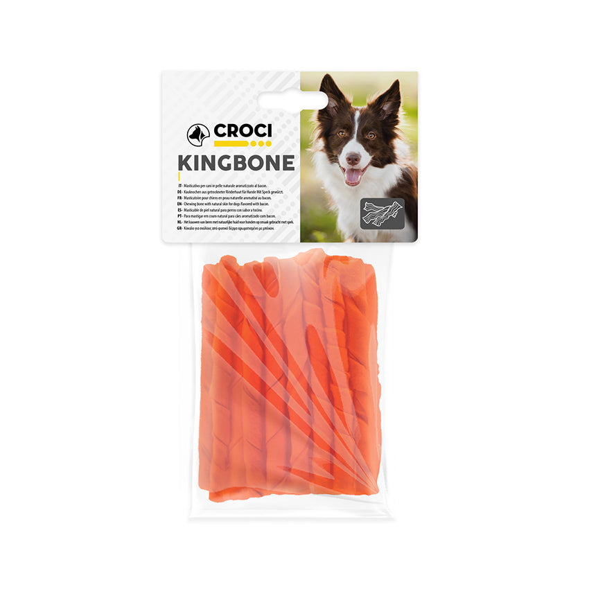 Twisted Bacon Stick Dog Snack - King Bone