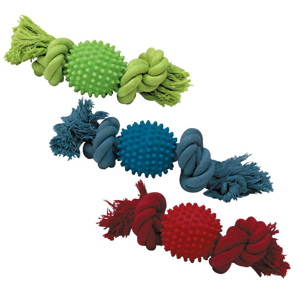 Boule de vinyle colorée avec coton - Couleurs assorties