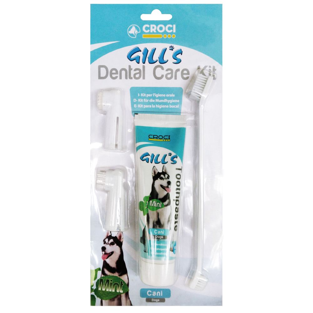 Kit de cuidado dental para perros Gill's