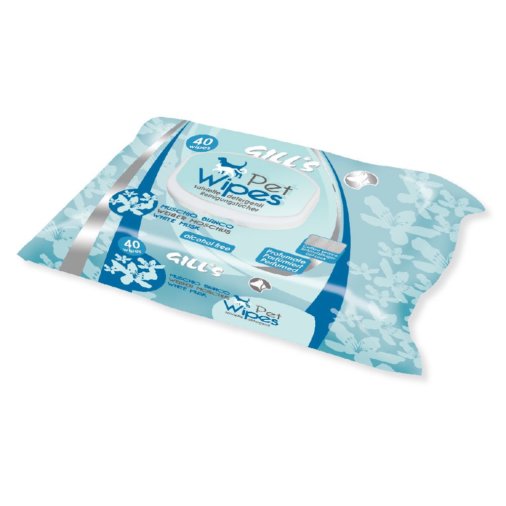 Wet wipes for dogs and cats 40 pcs - Gill's