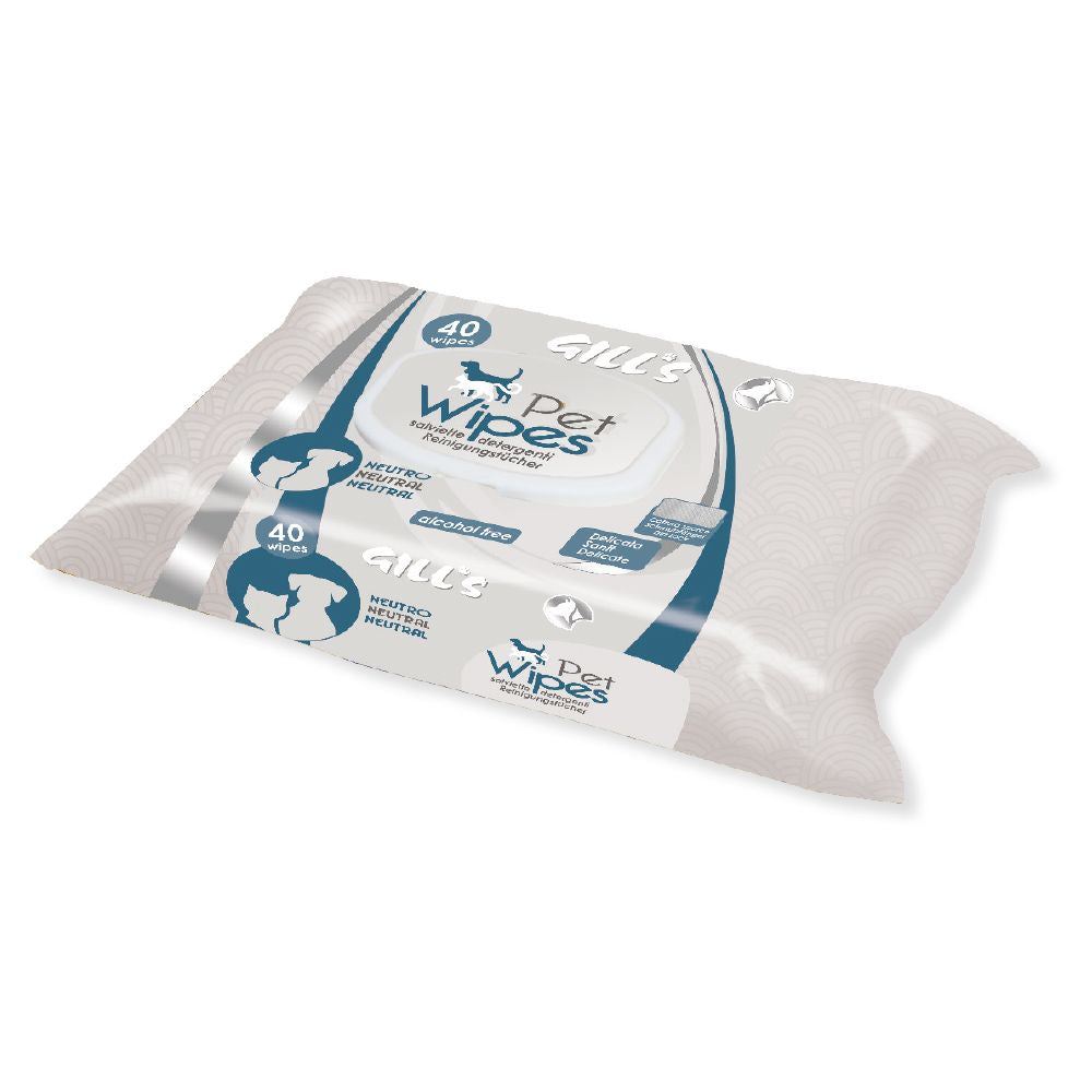 Wet wipes for dogs and cats 40 pcs - Gill's