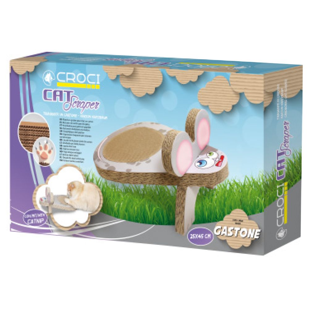 Arbre à chat Gastone Mouse en carton