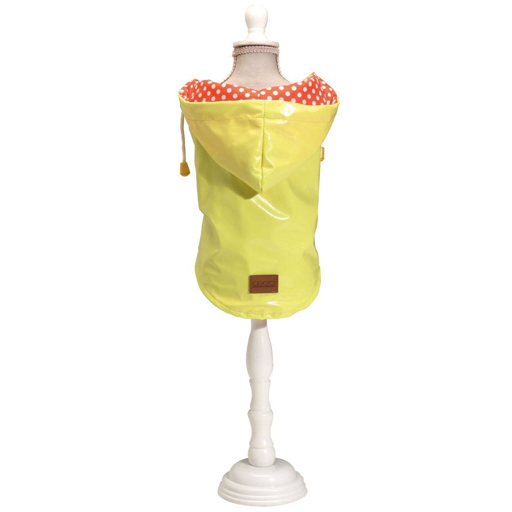 Raindrop Lemon Raincoat for Pets