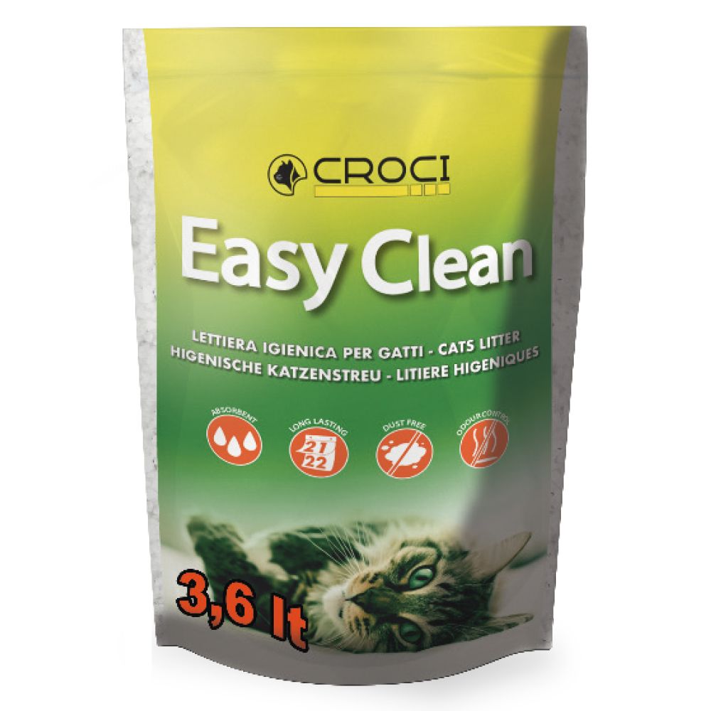 Lettiera per gatto al silicio Easy Clean