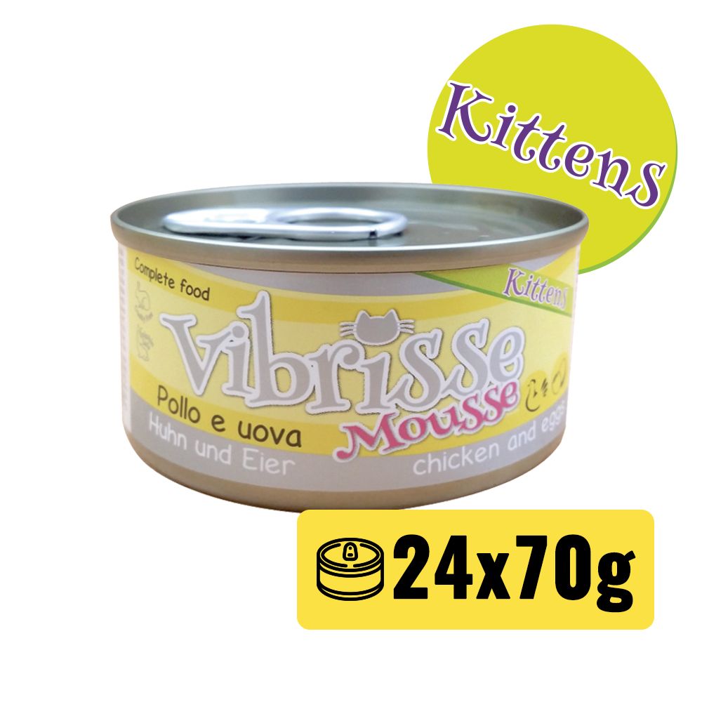 Kitten food - Vibrisse Kittens Mousse 70g