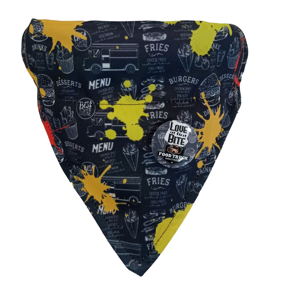 Bandana Foodtruck with Brooch