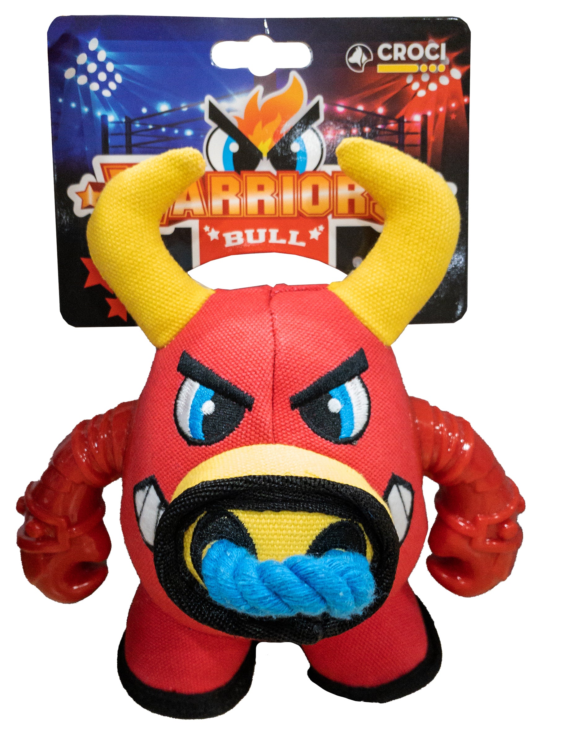 Jeu de chien en peluche - Warriors Bull