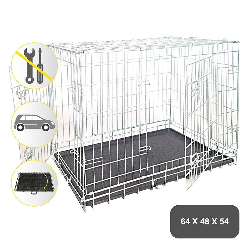 Box cani zincato 2 Porte