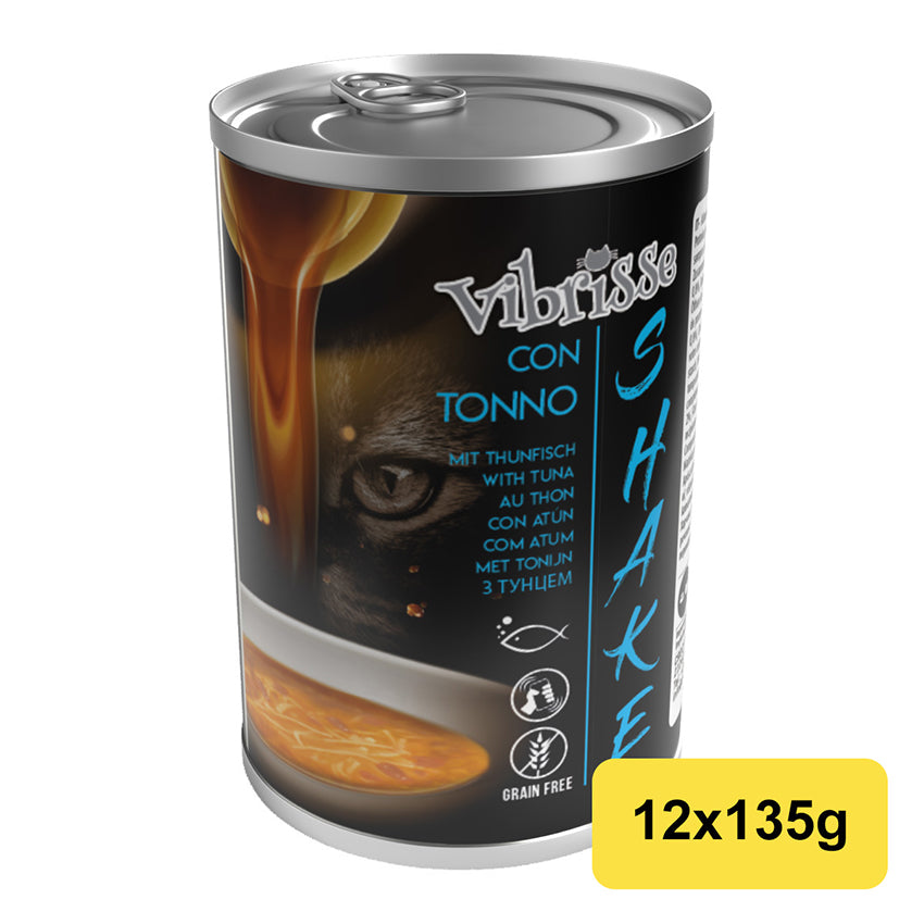 Vibrisse Shake: cibo umido per gatti idratante da 135g
