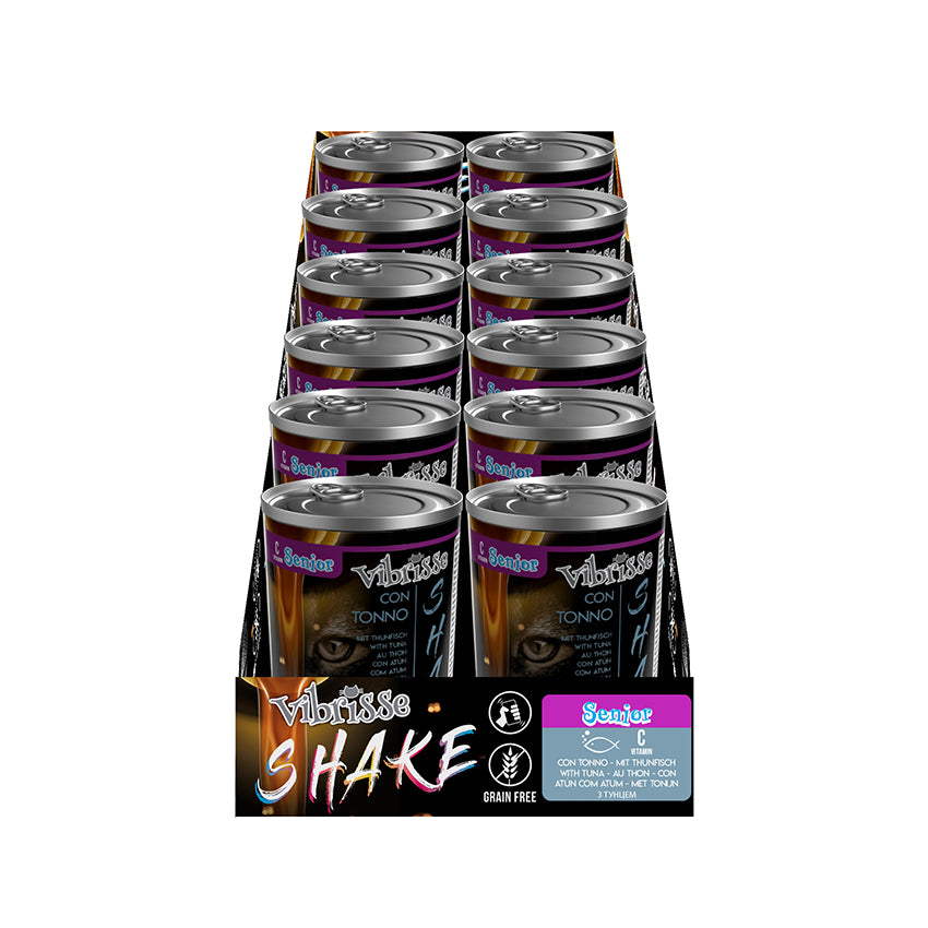 Vibrisse Shake: cibo per gatti anziani da 135g