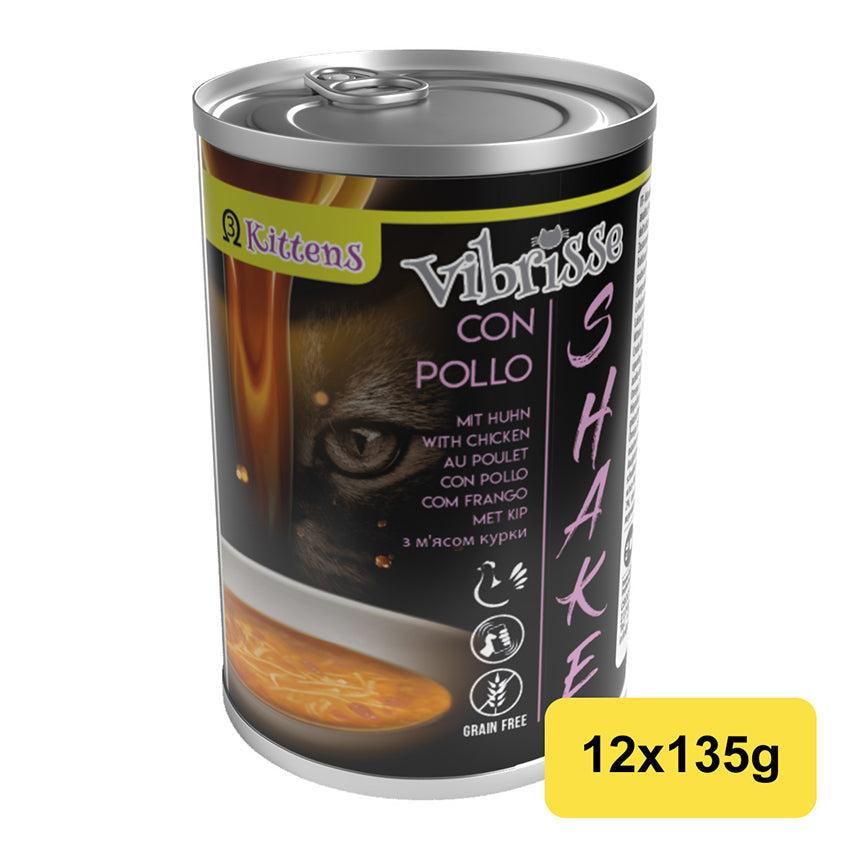 Wet food for kitten cats - Vibrisse Shake Kitten 135g