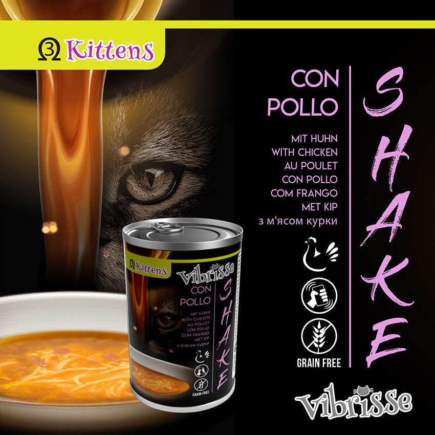 Wet food for kitten cats - Vibrisse Shake Kitten 135g