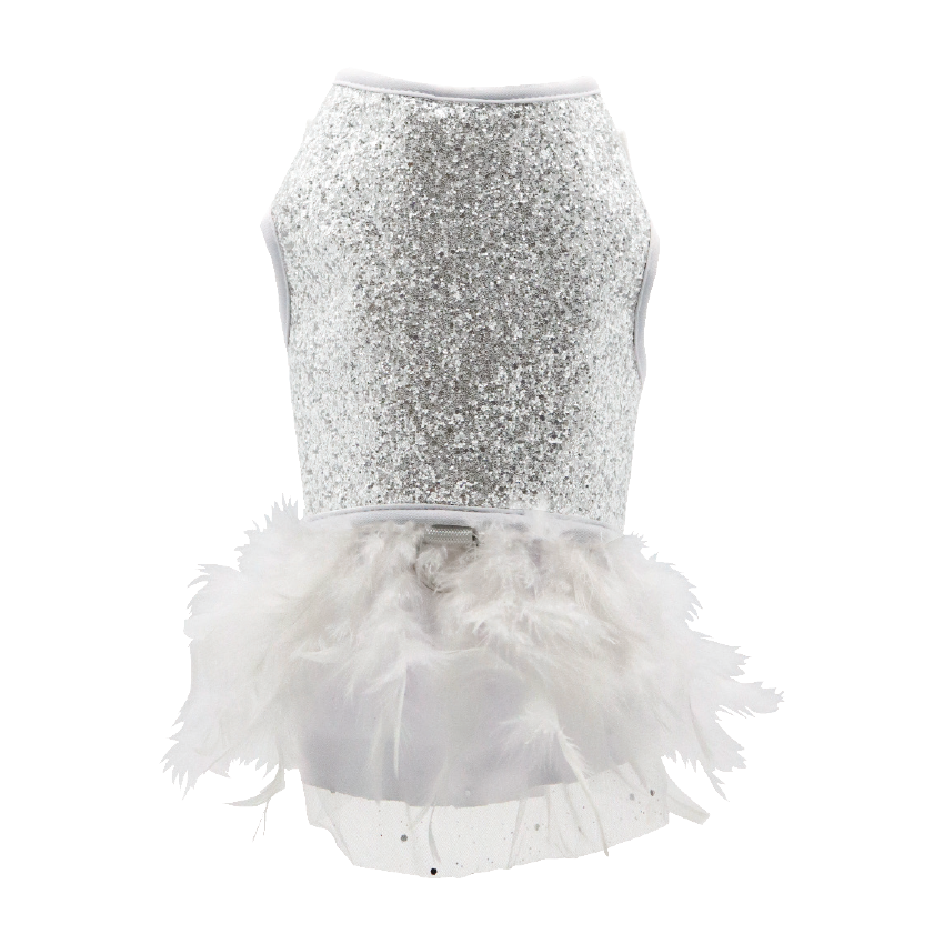 Harnais per cani Xmas Snowqueen scintillante a tema natalizio