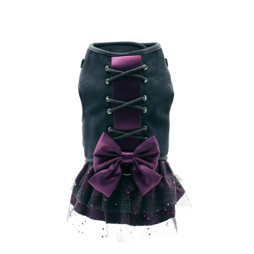 Harnais pour Chiens et Chats avec Élégante Robe de Sorcière