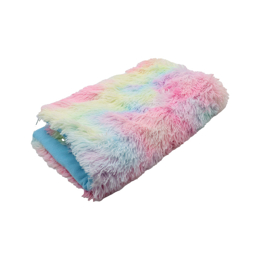 Rainbow Dog Blanket – Lined with Soft Fleece for Comfort and Warmth