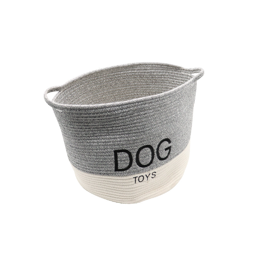 Aufbewahrungskorb für Hundespielzeug – Eleganz und Organisation zum Spielen
