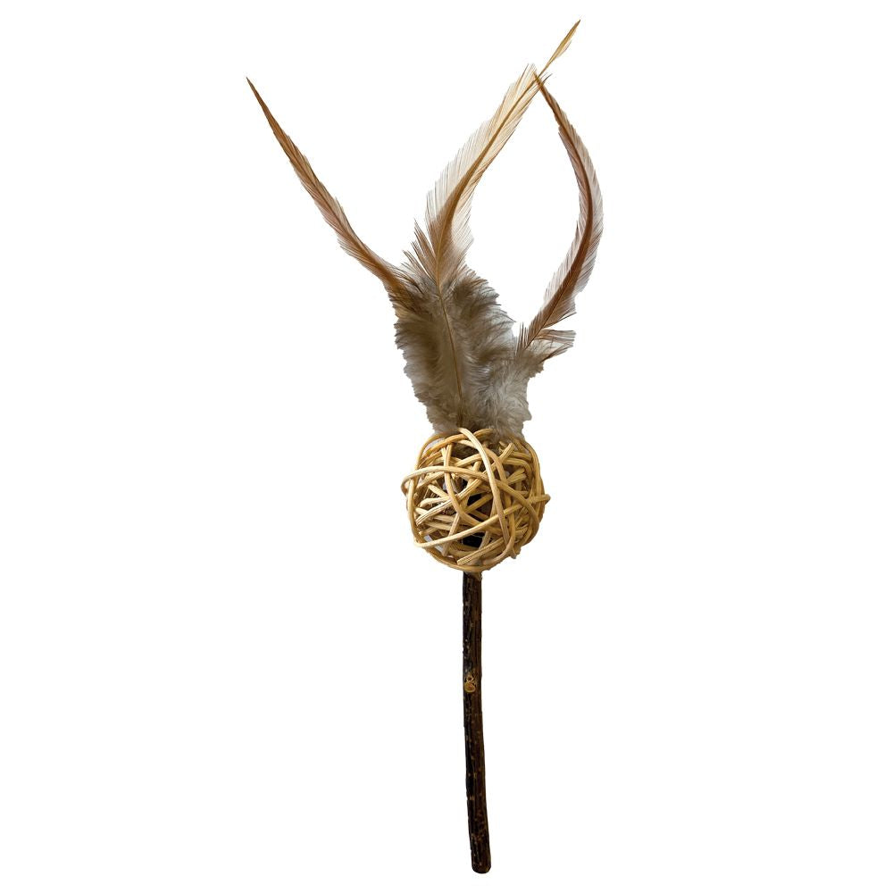 Cat toy Silvervine wand with feather - Euphoria
