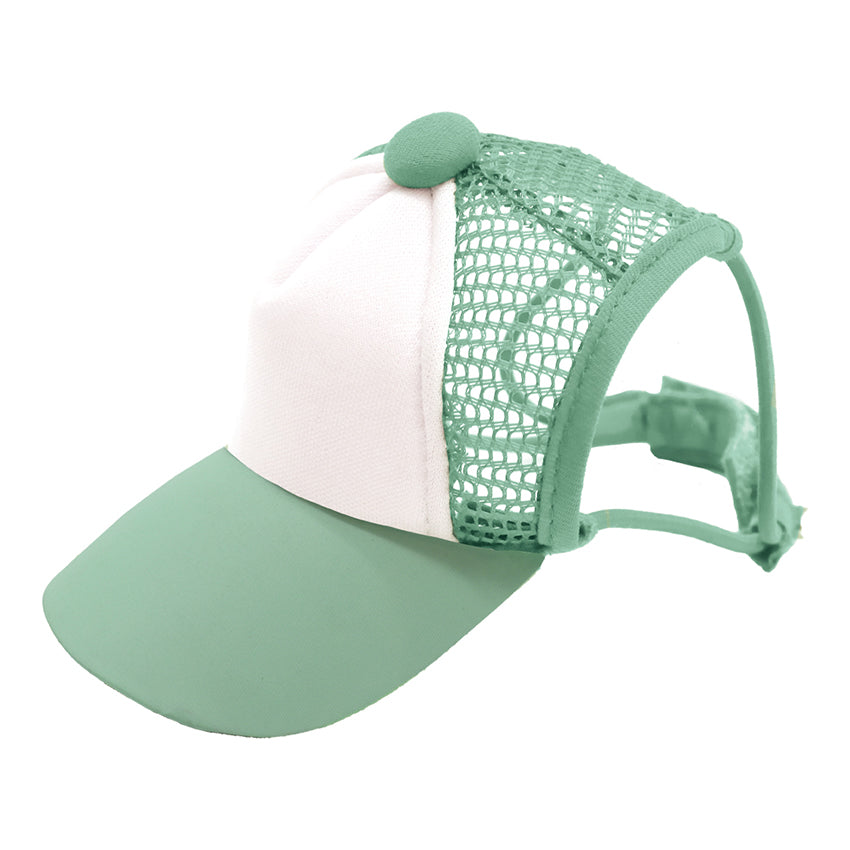 Casquette de baseball pour chiens avec trous pour les oreilles