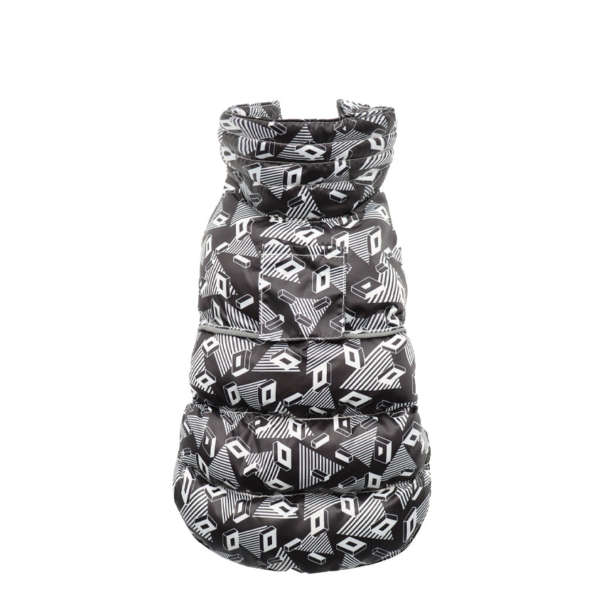 Veste rembourrée à col roulé pour chien Barton - Chaleur et style pour les journées froides