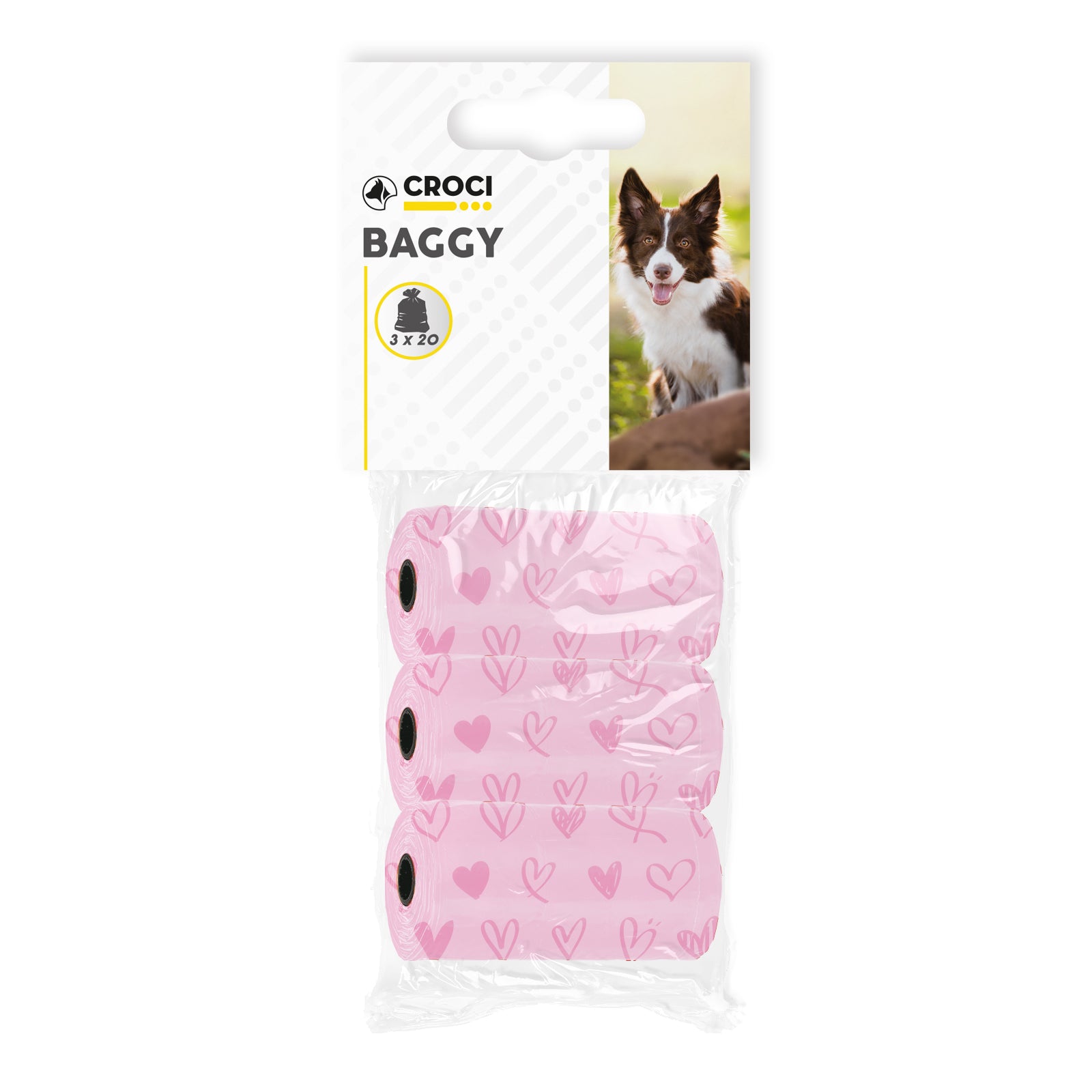 Replacement dog bags - Heart