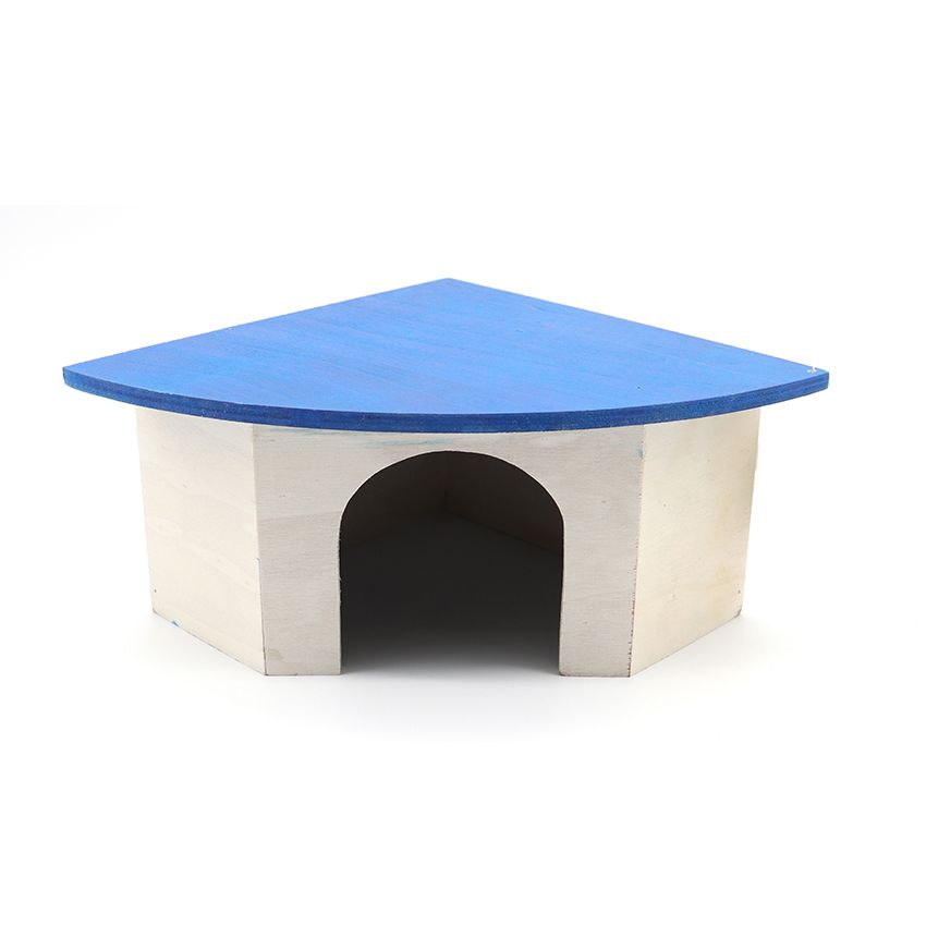 Casetta per roditori House Blu Roof