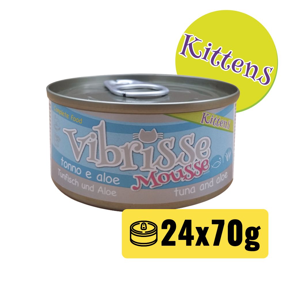 Nourriture pour chatons - Vibrisse Chatons Mousse 70g