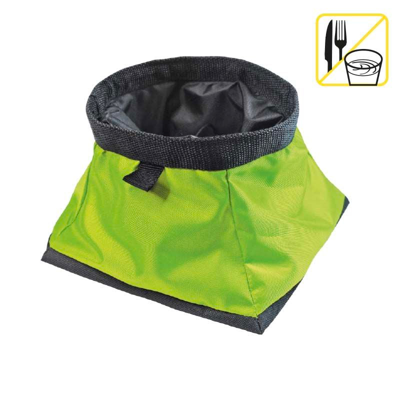 Ciotola da viaggio per cani fluo