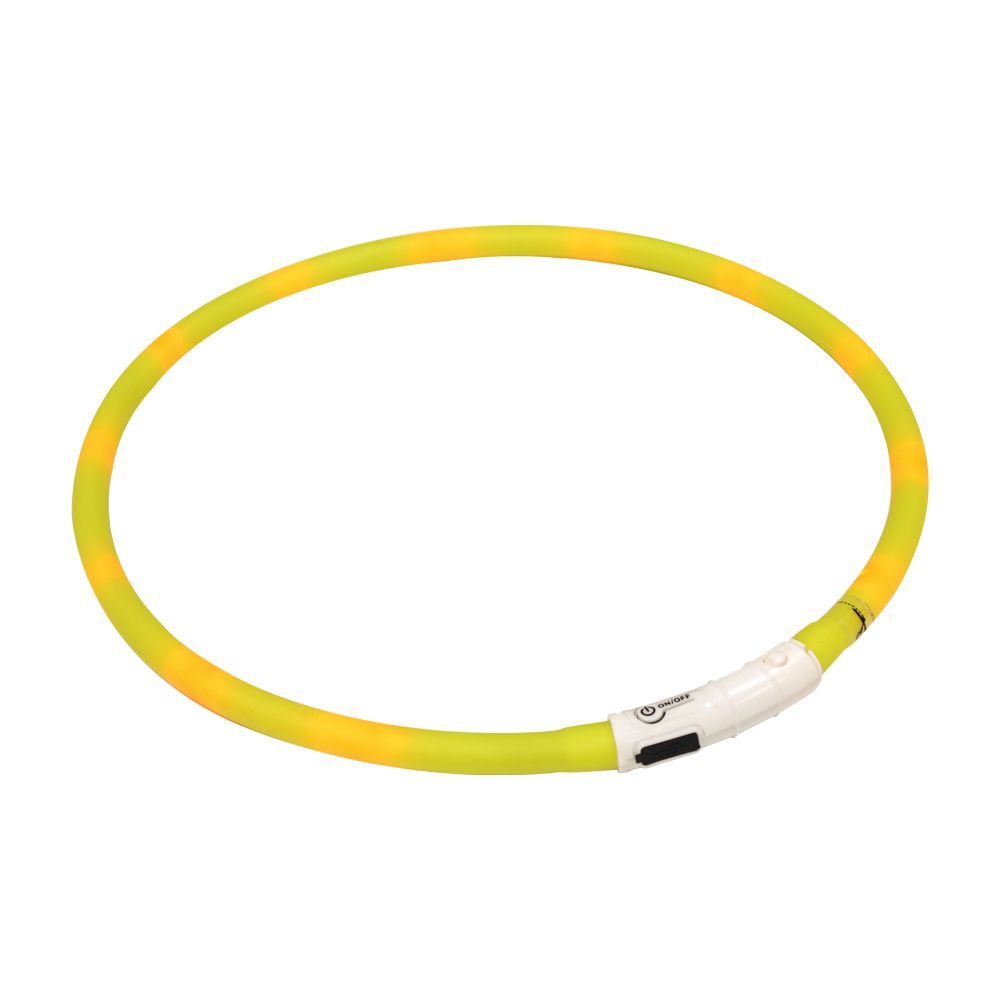 Collare LED USB luminoso per cani