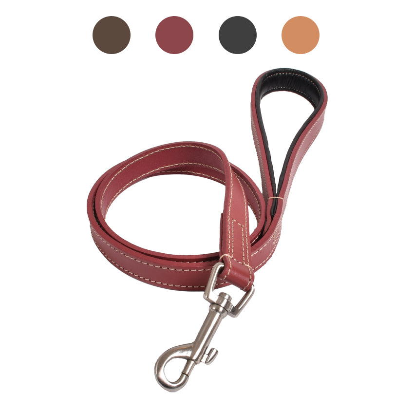 Collar de cuero para perros Bobby - Haute Finition