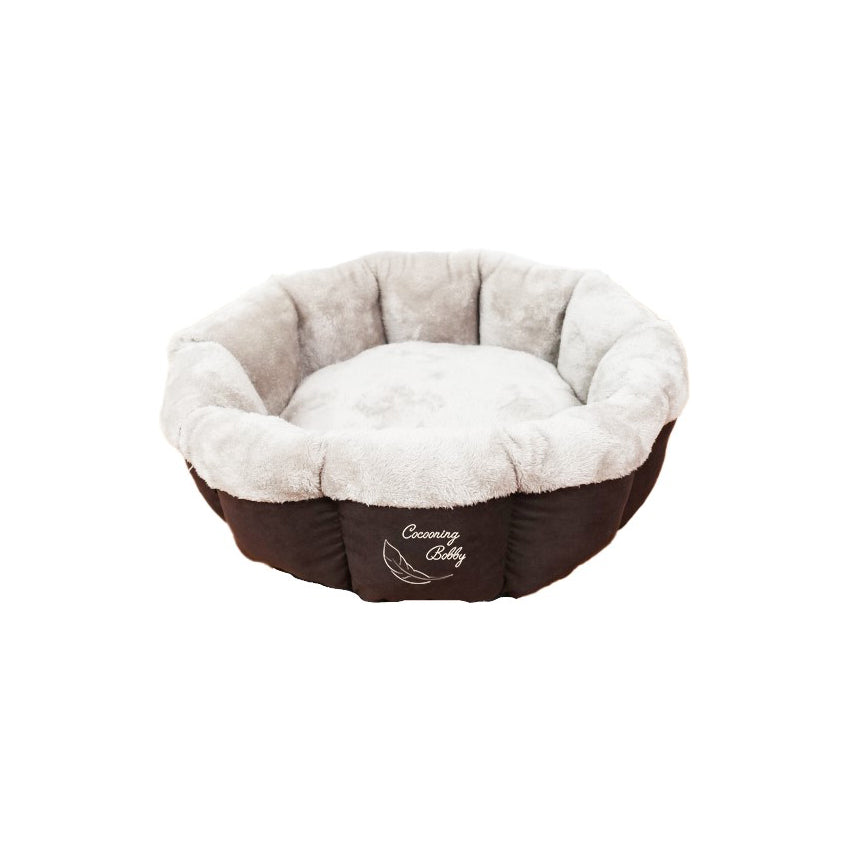 Cuccia per gatto da interno Feather Nido Marrone