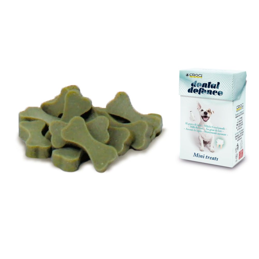 Snack per igiene orale cane Dental Defence Green Tea