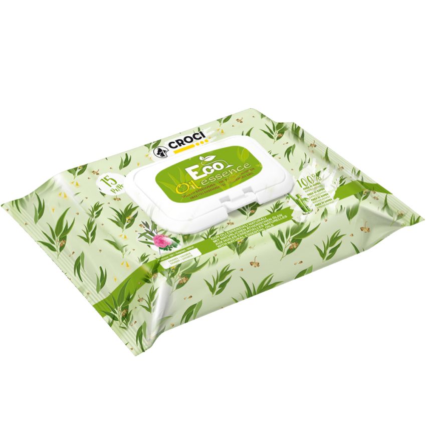 100% Bamboo wet wipes for dogs and cats - Oil Essence