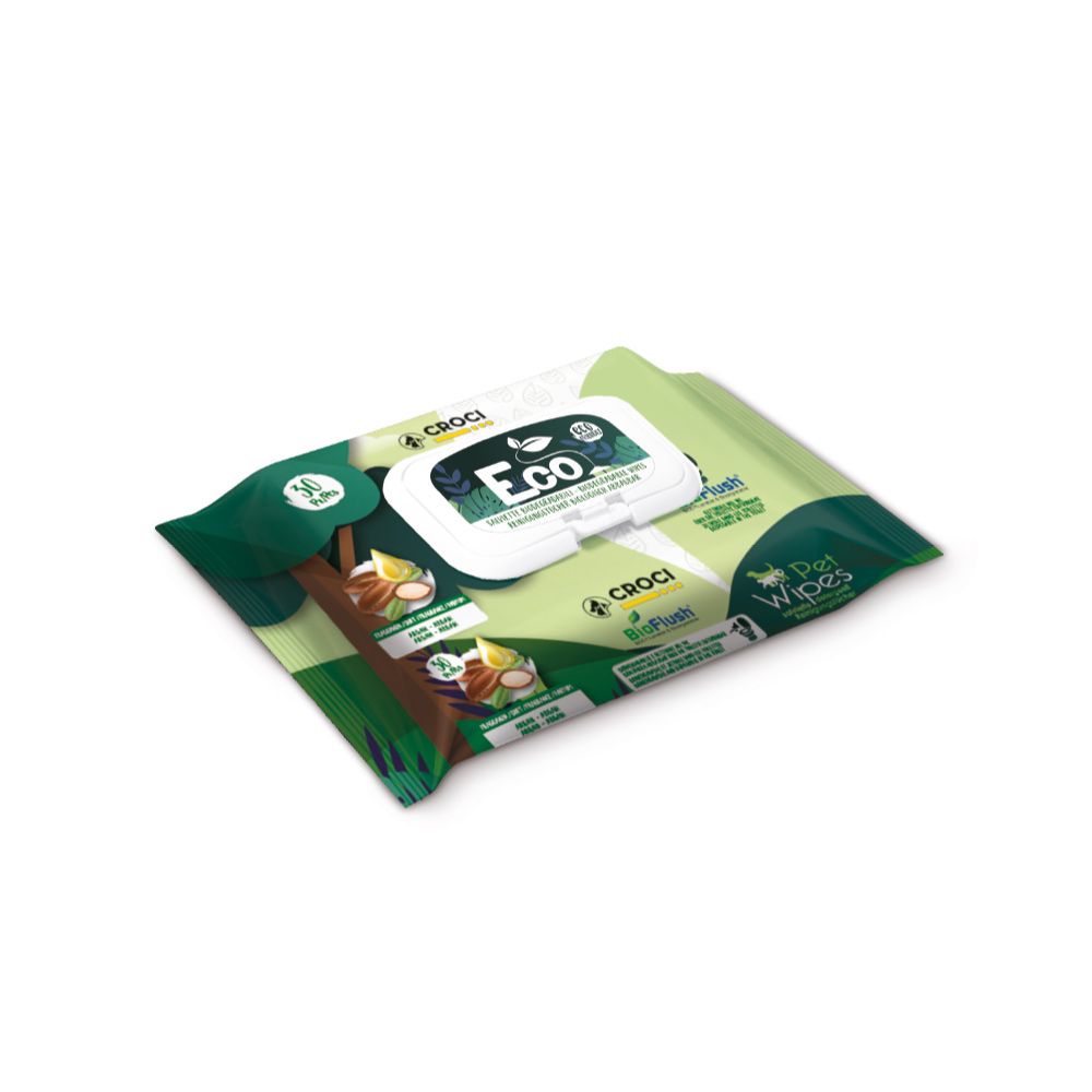 Salviette per cani e gatti umidificate biodegradabili - Pet Wipes