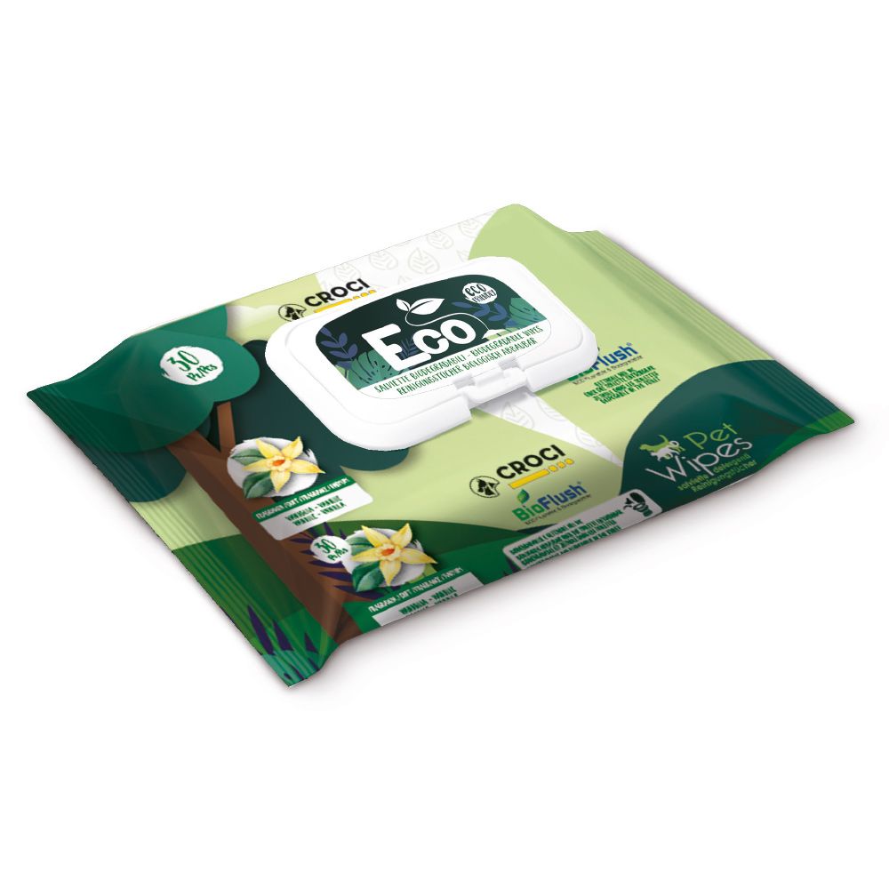 Salviette per cani e gatti umidificate biodegradabili - Pet Wipes