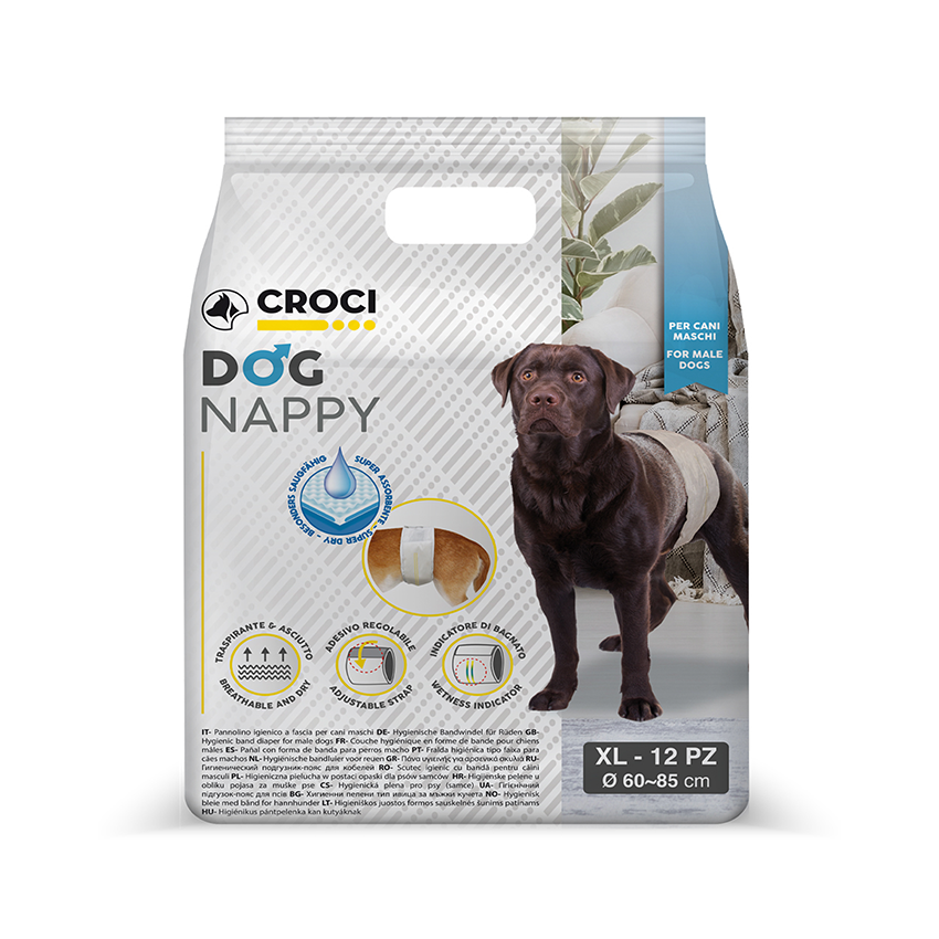 Bande d'hygiène pour chiens mâles - Dog Nappy