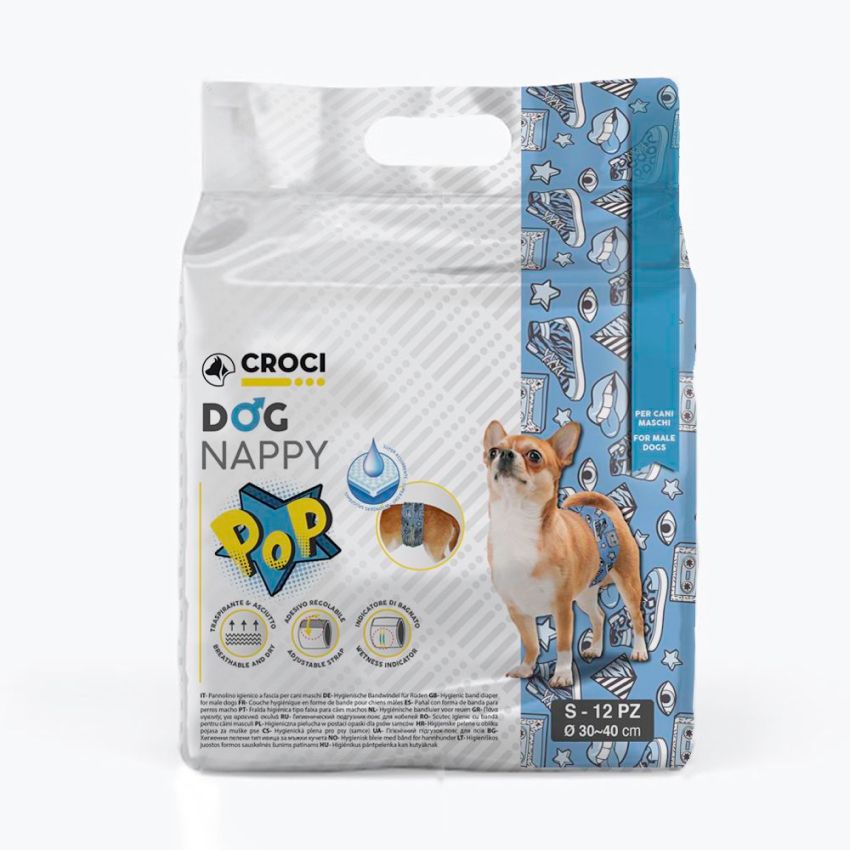 Diadema Dog Nappy Pop para perros machos