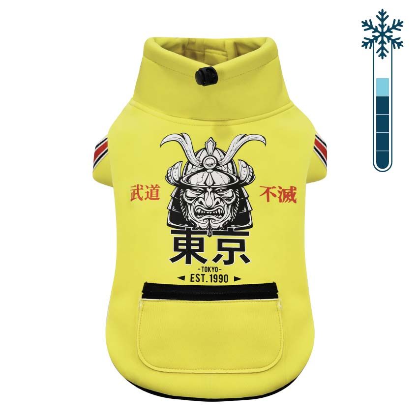 Tokyo Dog Clothes Shop Felpa Impermeabile Per Cani Tech Samurai