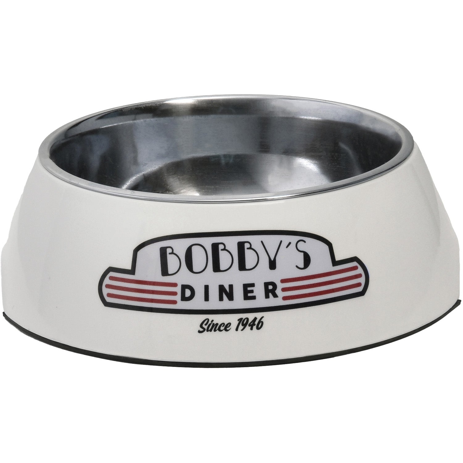 Ciotola in melamina Bobby Diner con vaschetta in acciaio inox