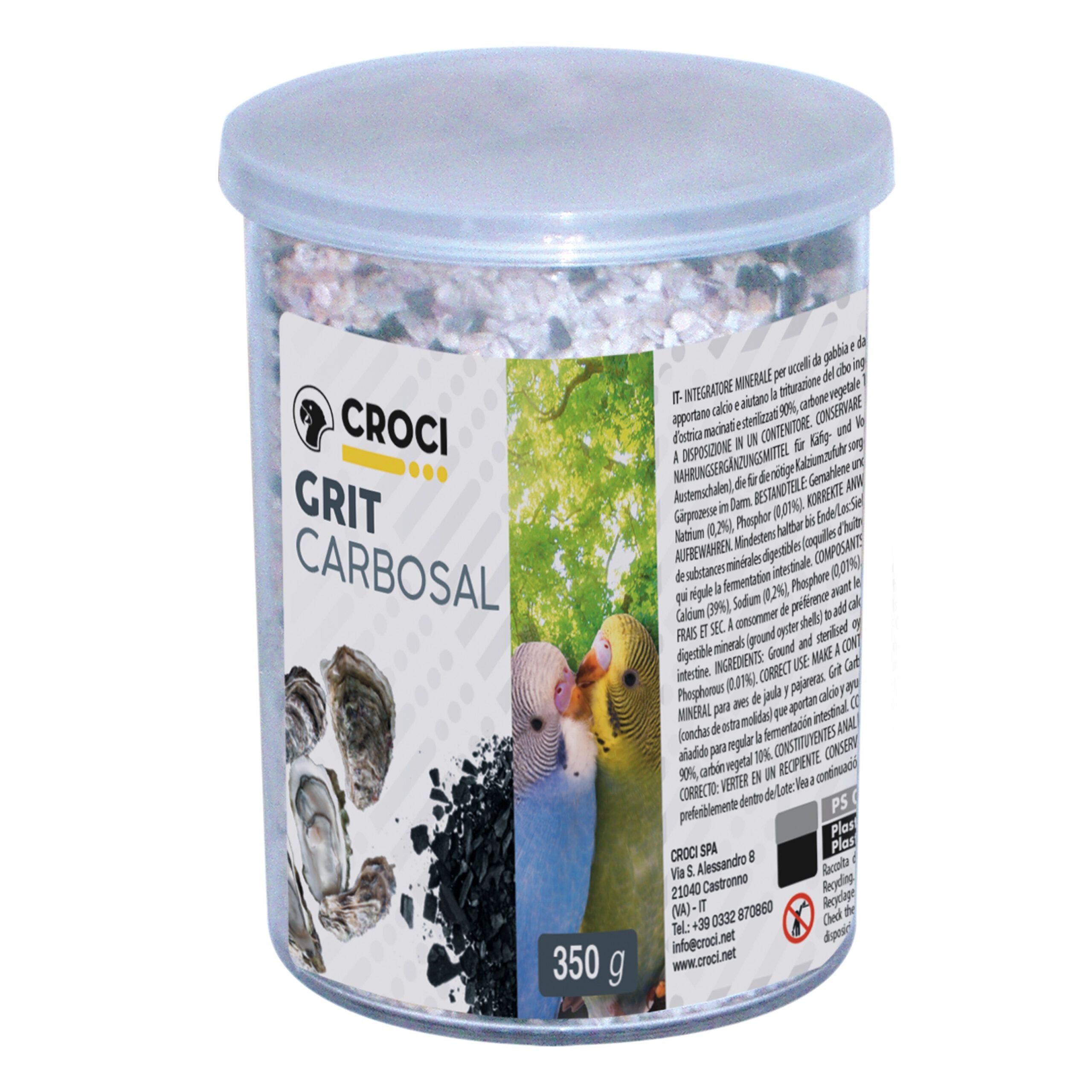 Grit Carbosal pour oiseaux