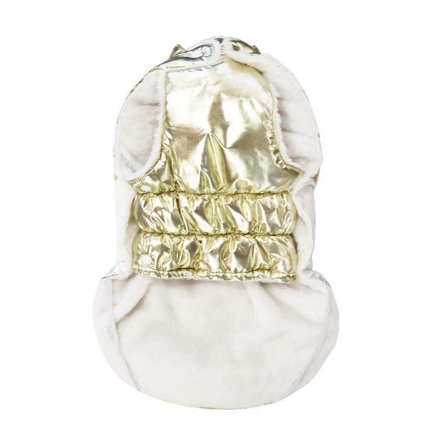 Padded dog jacket - Gilded