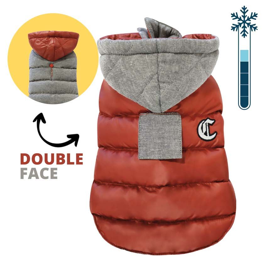 Giacca Impermeabile Per Cani KoKoBin - Riflettente, Con Cappuccio, Taglie Da M A 2XL, Grigio Mimetico - Foto 5