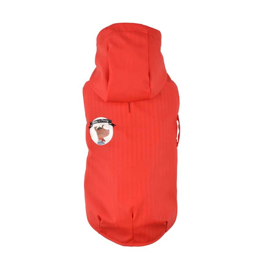 Giubbotto cani impermeabile Bobby Titi Rosso