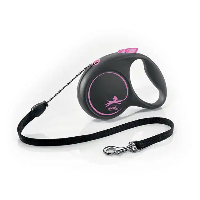 Guinzaglio Flexi Design Cord fuxia
