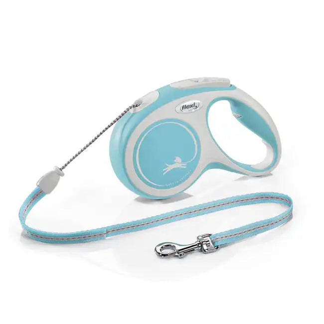 Guinzaglio Flexi New Comfort Cord Copertina azzurro