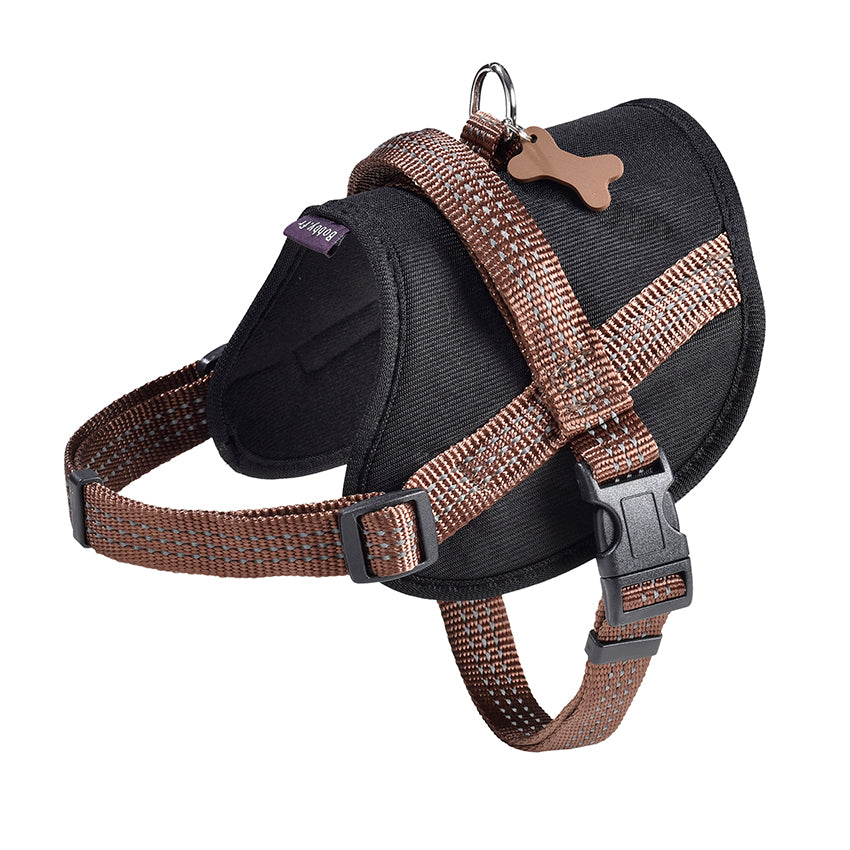Pettorina Easy Safe per Cani Bobby con Medaglietta e Nylon Riflettente
