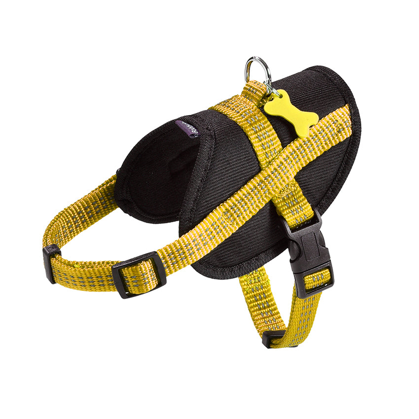 Pettorina Easy Safe per Cani Bobby con Medaglietta e Nylon Riflettente