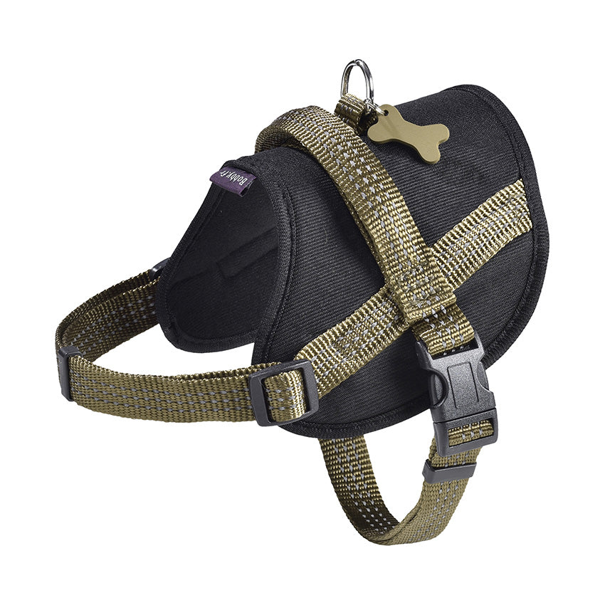 Pettorina Easy Safe per Cani Bobby con Medaglietta e Nylon Riflettente