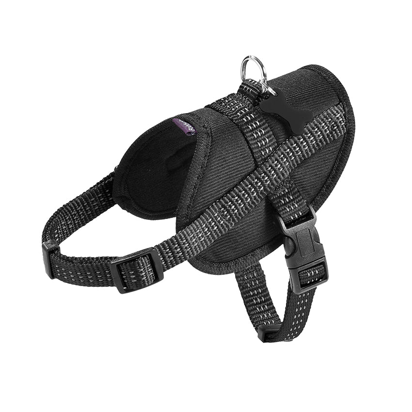 Pettorina Easy Safe per Cani Bobby con Medaglietta e Nylon Riflettente