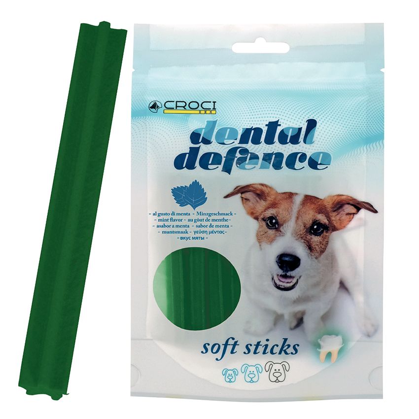 Dental Defence: snack soft sticks per l'igiene orale del cane