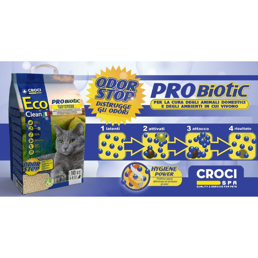 Sabbia gatto Eco Clean Probiotic